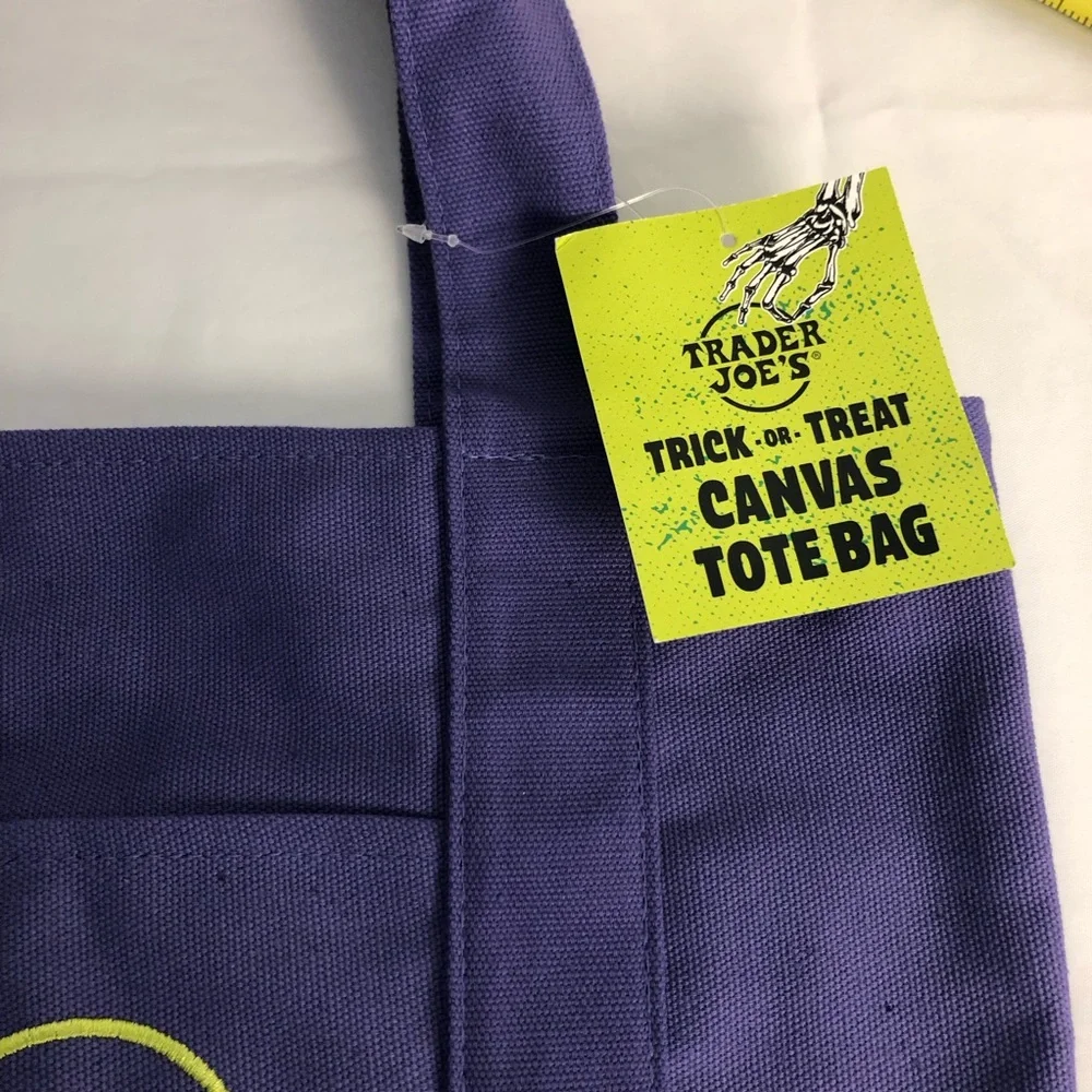 NWT Trader Joe’s Limited EditionTote Bag Mini Purple NEW